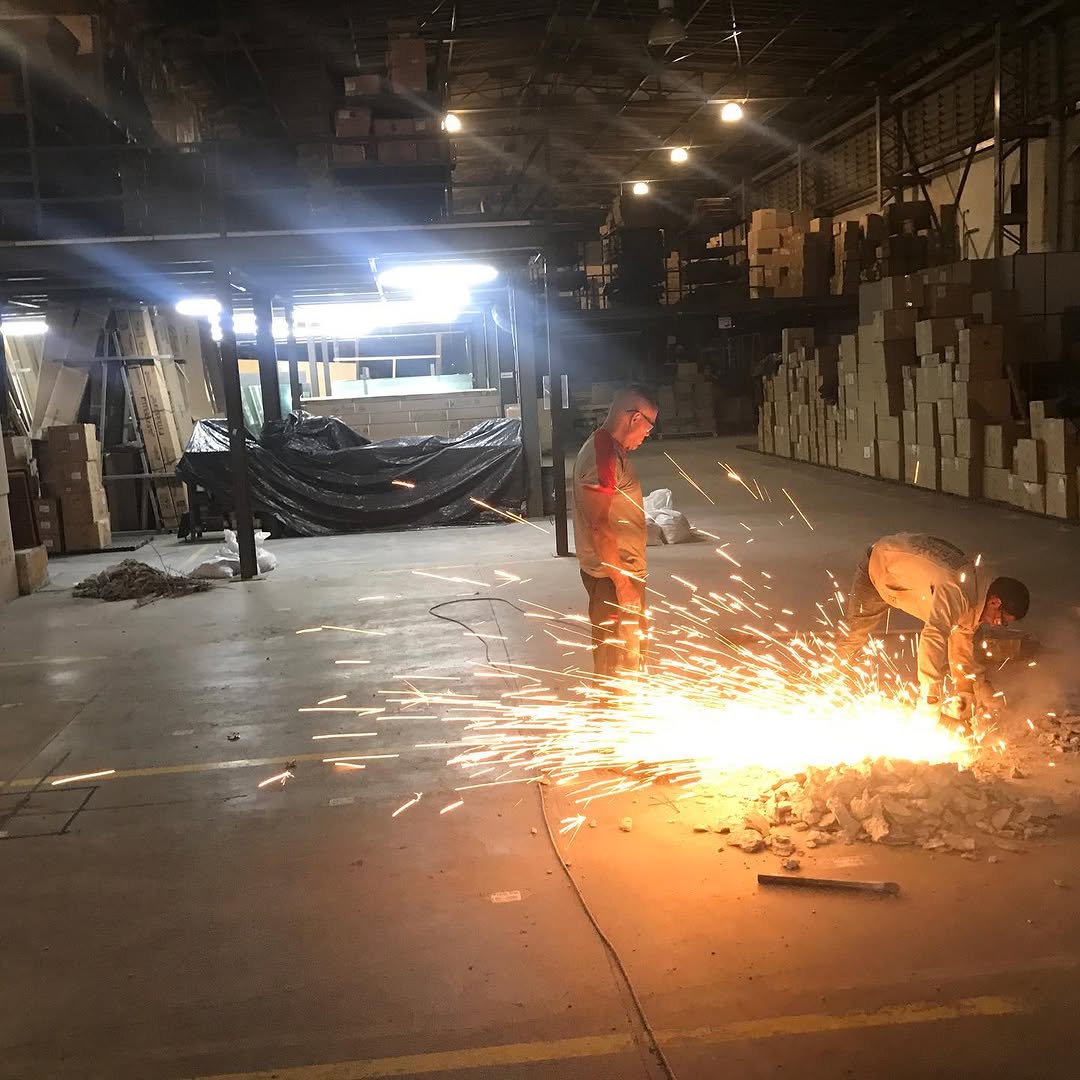 Estrutura metálica industrial